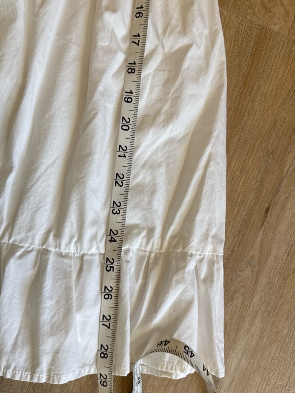Cider White Ruffled Strap Cotton Sundress XS - Picture 4 of 7